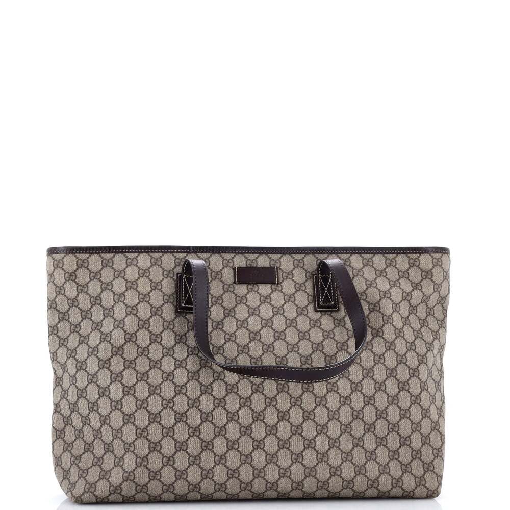 Gucci Plus Tote Gg Coated Canvas With #238967G13B - Picture 2 of 8
